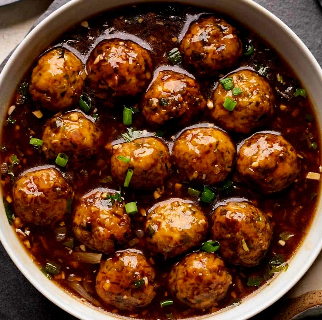 Vegetable Manchurian - Fried Rice Combo